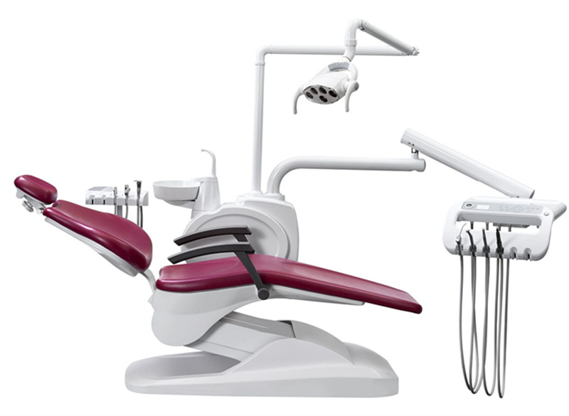 Comfortable Complete Integral Cheap Dental Unit Chair Approved with Led Lamp or Halogen Lamp Machine Noiseless