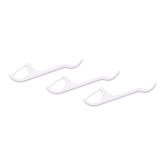 Customized Logo Plastic Eco friendly Disposable Toothpick Dental Floss Pick