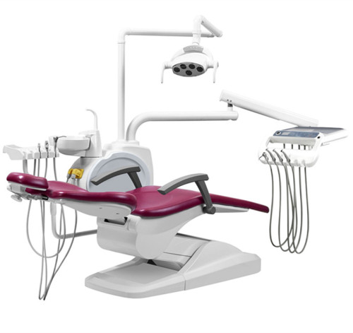 Comfortable Complete Integral Cheap Dental Unit Chair Approved with Led Lamp or Halogen Lamp Machine Noiseless
