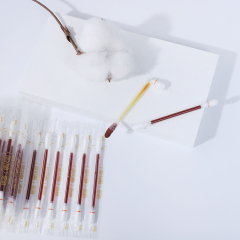 Individual packed Disposable alcohol sterile povidone iodine liquid filled Povidone Iodine Medical plastic cotton swabs