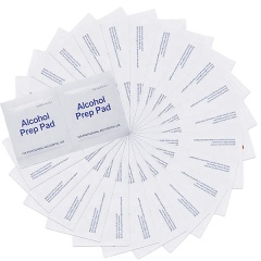 Disposal Sterile alcohol swab with 70% Isopropyl alcohol for medical and cleaning use