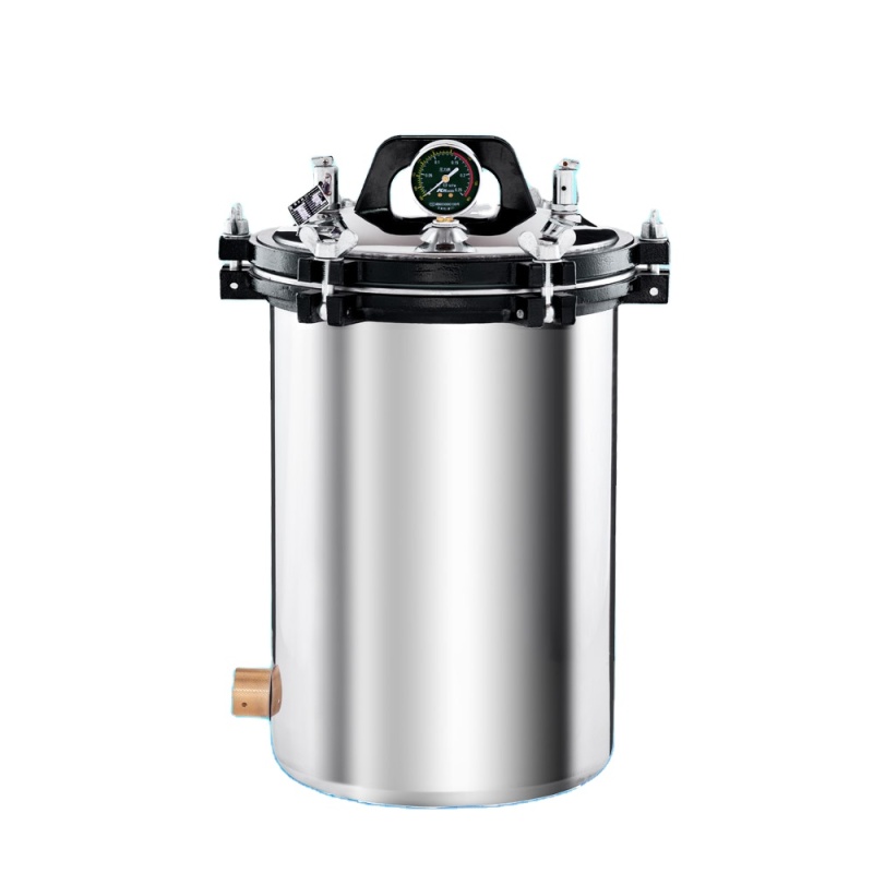 Medical Laboratory High Temperature Steam Vertical Sterilizer Portable Autoclave