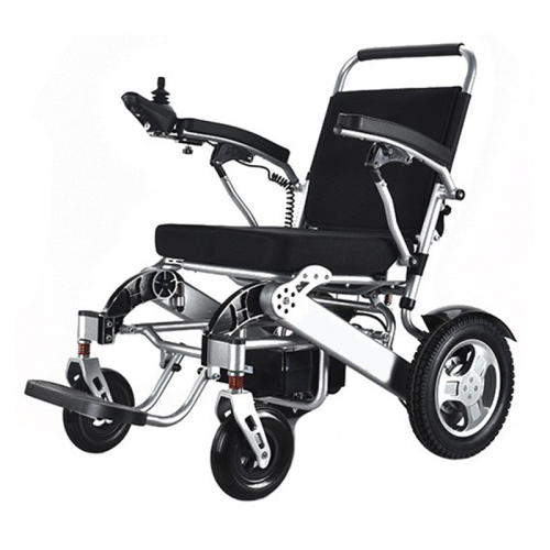 Four-wheel mobility portable aluminum alloy frame folding brushless motor lithium electric wheel chair