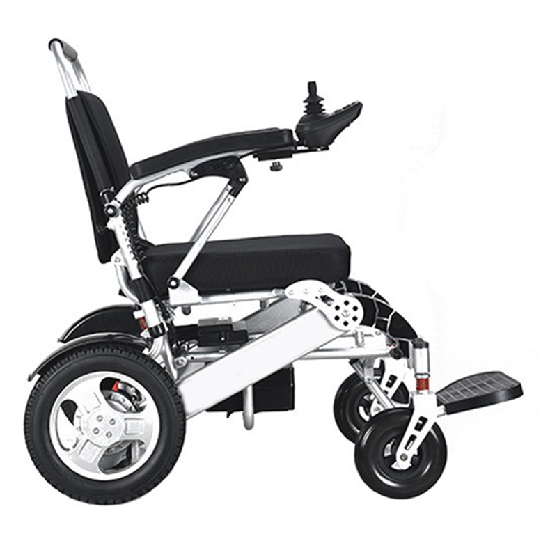 Four-wheel mobility portable aluminum alloy frame folding brushless motor lithium electric wheel chair