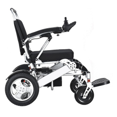 Four-wheel mobility portable aluminum alloy frame folding brushless motor lithium electric wheel chair