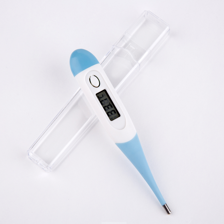 digital thermameter adults kids baby mouth armpit anus flexible tip thermometer