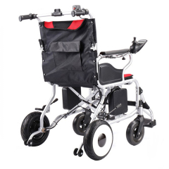 Four-wheel mobility portable aluminum alloy frame folding brushless wheel hub motor lithium electric wheel chair