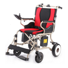 Four-wheel mobility portable aluminum alloy frame folding brushless wheel hub motor lithium electric wheel chair