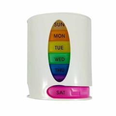 Seven days moisture-proof medicine box one week pull handy pill storage box Travel portable detachable 28 compartment medicine box