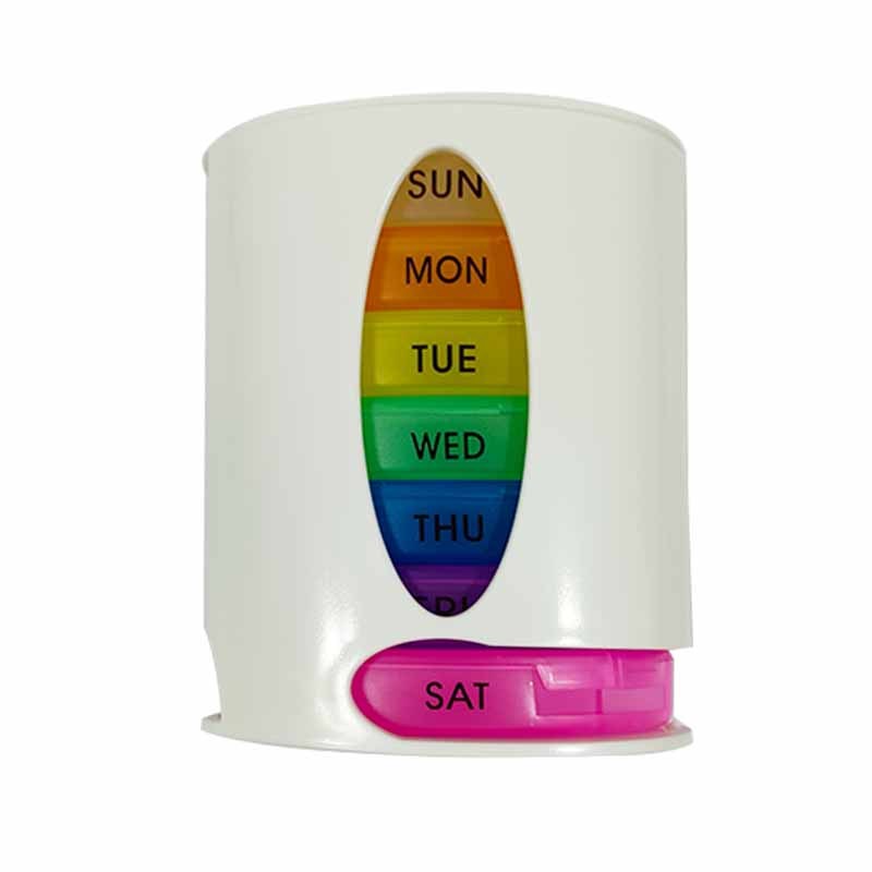 Seven days moisture-proof medicine box one week pull handy pill storage box Travel portable detachable 28 compartment medicine box