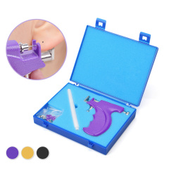 Ear Piercing Gun Ear Nose Navel Body Earring Gun And Accessories Yellow Piercing Gun Tools Kit
