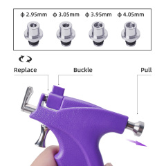 Ear Piercing Gun Ear Nose Navel Body Earring Gun And Accessories Yellow Piercing Gun Tools Kit