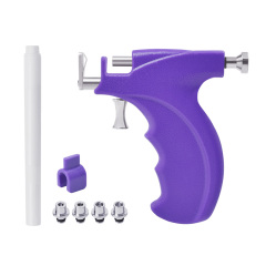 Ear Piercing Gun Ear Nose Navel Body Earring Gun And Accessories Yellow Piercing Gun Tools Kit
