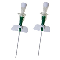 Parts of IV Medical Cannula Indwelling Needle Indwelling Hypoallergenic Catheter With Wings Needle
