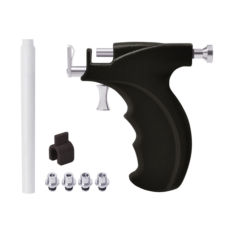 Ear Piercing Gun Ear Nose Navel Body Earring Gun And Accessories Yellow Piercing Gun Tools Kit
