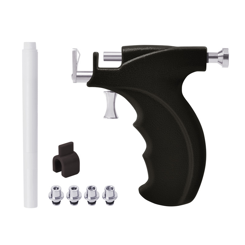 Ear Piercing Gun Ear Nose Navel Body Earring Gun And Accessories Yellow Piercing Gun Tools Kit