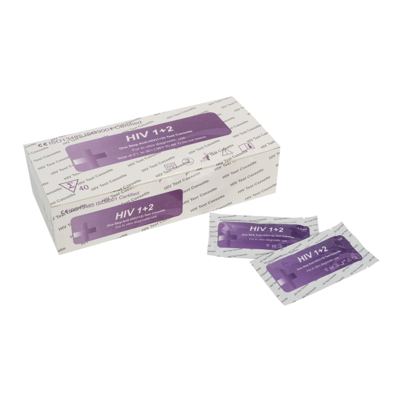 HIV test card,
