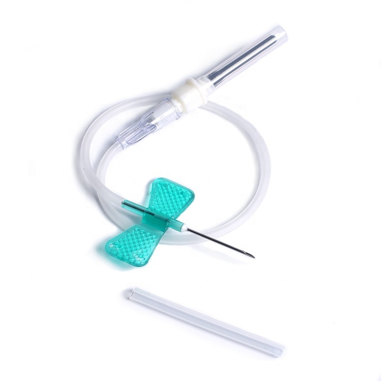Disposable Butterfly Blood Collection Needle with Luer Adapter