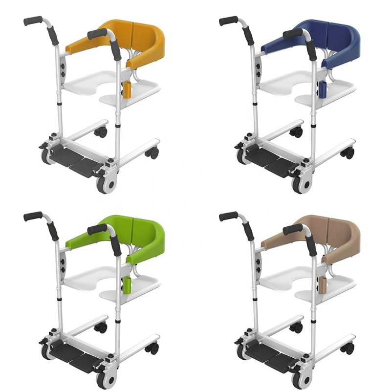 Detachable wheelchair Patient transfer chair commode chair with wheel