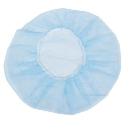 Disposable Medical Non woven strip cap bouffant head cover Hair Net surgical doctor nurse hat Round mob cap