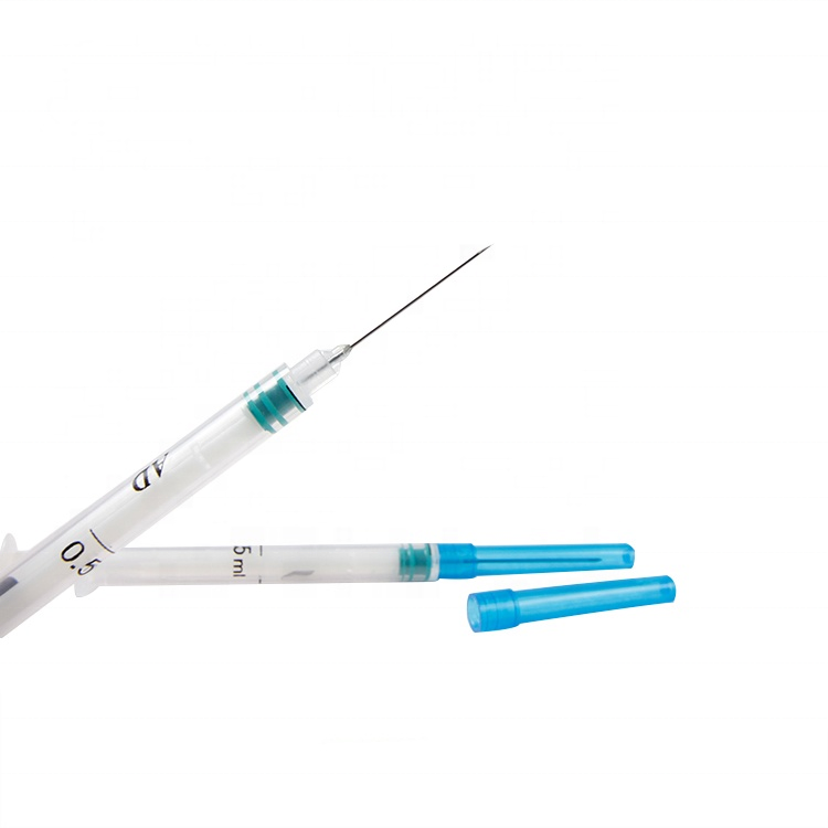 Disposable Sterile Syringes 1ml Luer Lock Ad Safety Syringe,