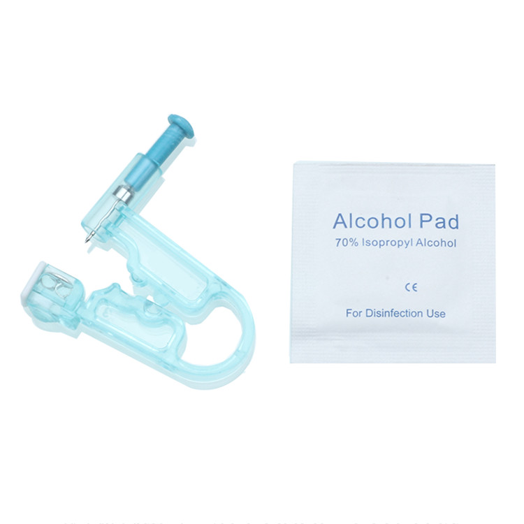 Disposable ear piercing gun