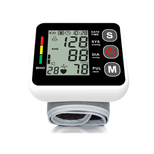 Automatic Wrist Blood Pressure Monitor Heart Beat Rate Pulse Meter Tonometer LCD Digital BP Sphygmomanometer
