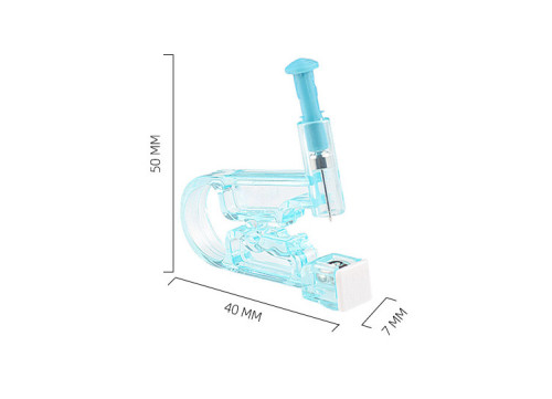 Disposable ear piercing gun