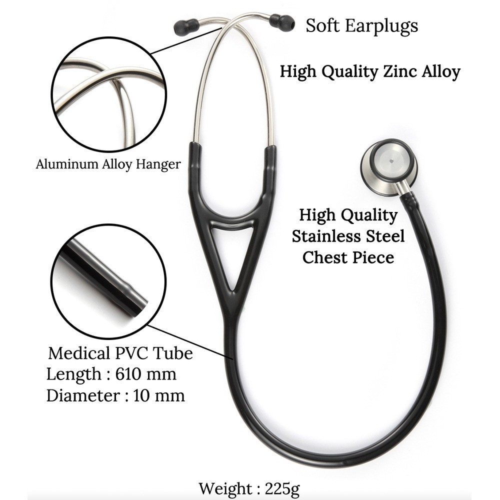 Double-purpose double-headed double-sided stethoscope stainless steel stethoscope professional stethoscope