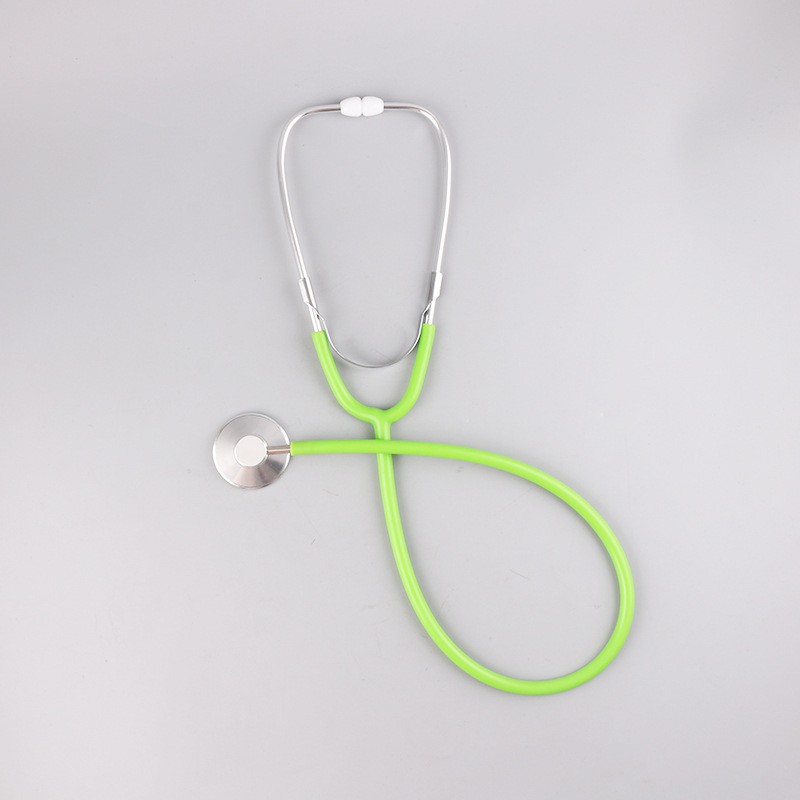 Single-head home stethoscope for blood pressure and fetal heart. Aluminum single-head home stethoscope