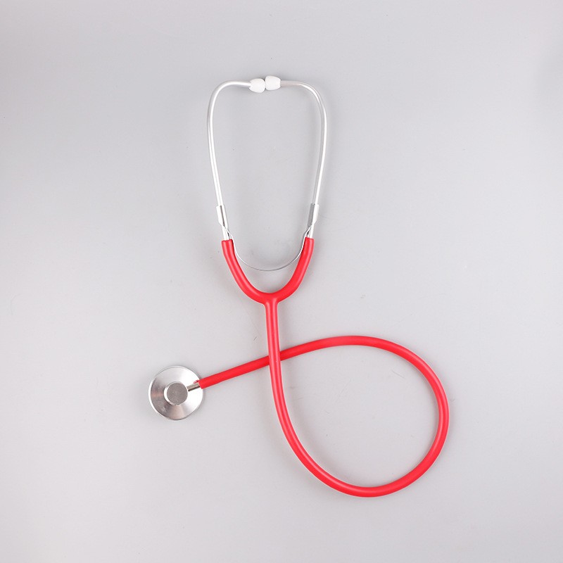 Single-head home stethoscope for blood pressure and fetal heart. Aluminum single-head home stethoscope
