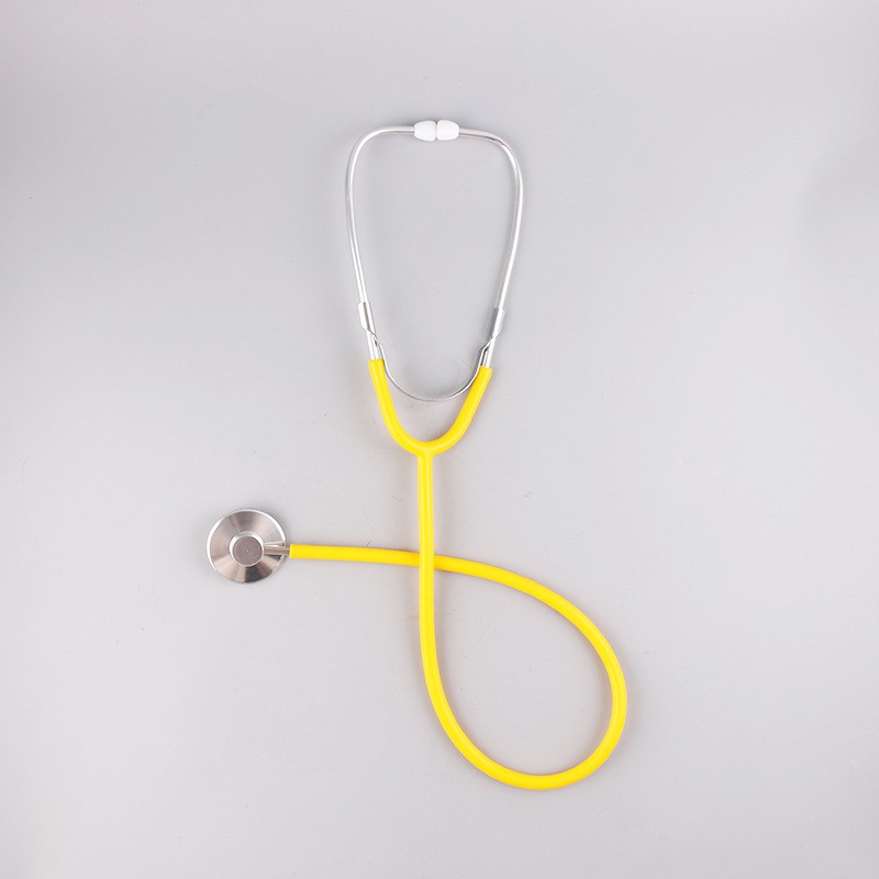 Single-head home stethoscope for blood pressure and fetal heart. Aluminum single-head home stethoscope