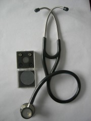 Double-purpose double-headed double-sided stethoscope stainless steel stethoscope professional stethoscope