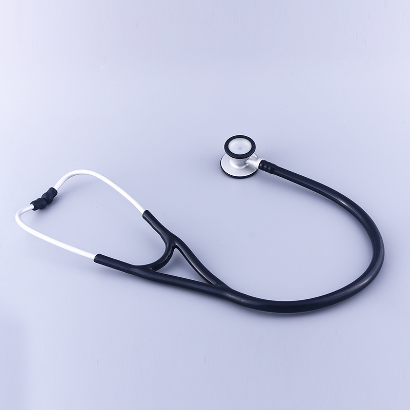 Factory wholesale, bulk stock stethoscope, nickel-plated A-type aluminum medical stethoscope