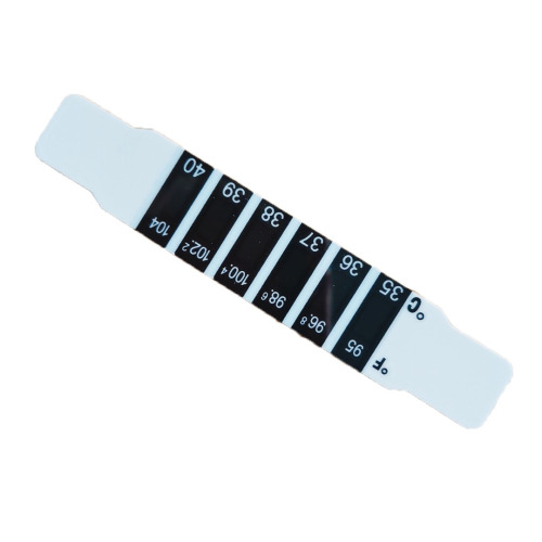 Stock High Quality 100 Percent Correct Interval 1C Plastic Disposable Baby Fever Strip Thermometer