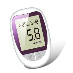 Hospital homecare portable code free quick blood sugar check glucose meter