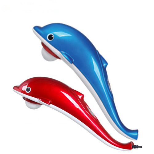 electronic infrared dolphin handed body massager stick