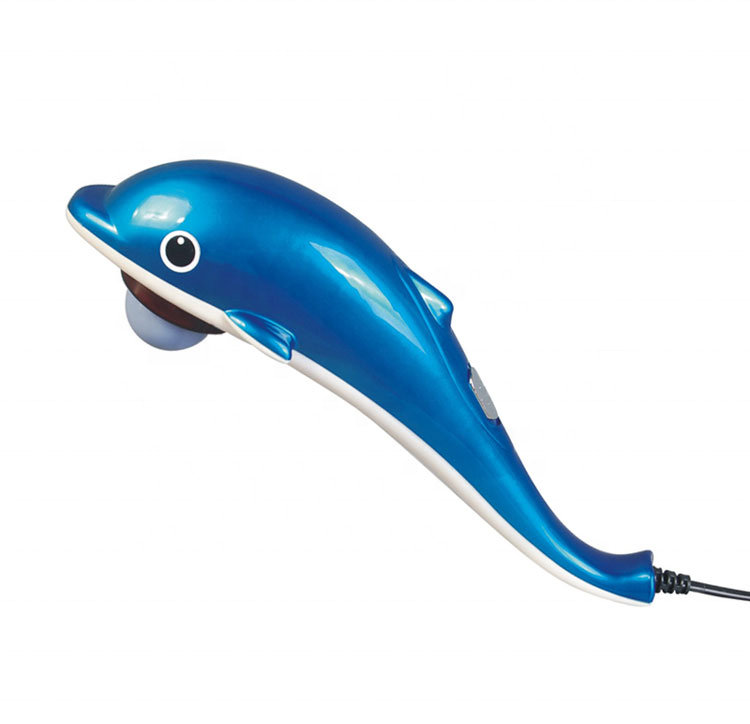 electronic infrared dolphin handed body massager stick