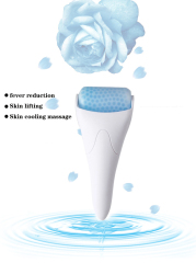 Korean Faical Ice Roller For Face And Eyes Massager Skin Derma Cooler Convenient Home Use Beauty Device
