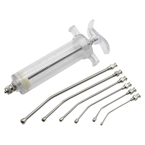 20 50ml Feeding Bird Needle Gavage Veterinary Animal Parrot Curved Syringe