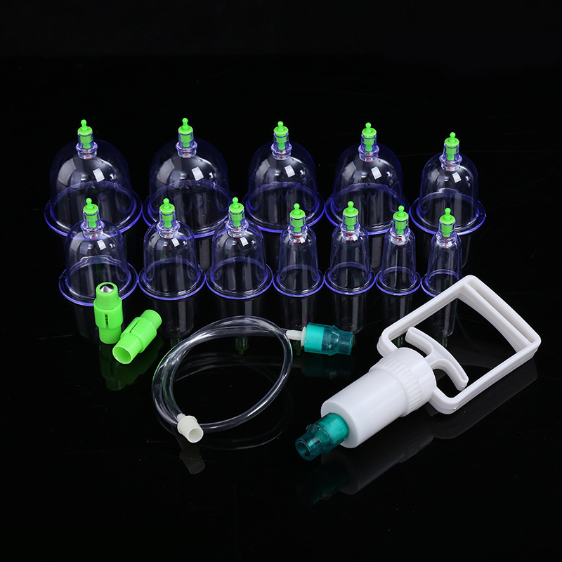 12 vacuum cupping therapy set Cupping machine Cupping Hijama cups