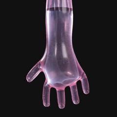 Veterinary instruments 90cm long sleeve plastic veterinary gloves