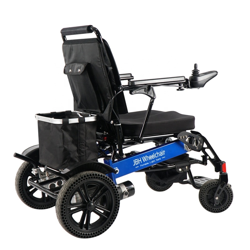 handicapped automatic folding lightweight electronic power wheelchair for disabled and elderly
