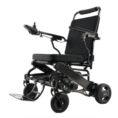 style compact and stylish electric wheelchair carbon fiber frame power wheelchair with dual motor for elderly