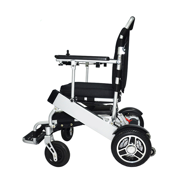 Most Popular Products 4 Wheels Aluminium Lightweight 360W Motor Motorized Wheelchair for Elderly Disabled Travel and Homecare