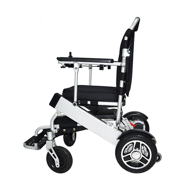 Most Popular Products 4 Wheels Aluminium Lightweight 360W Motor Motorized Wheelchair for Elderly Disabled Travel and Homecare