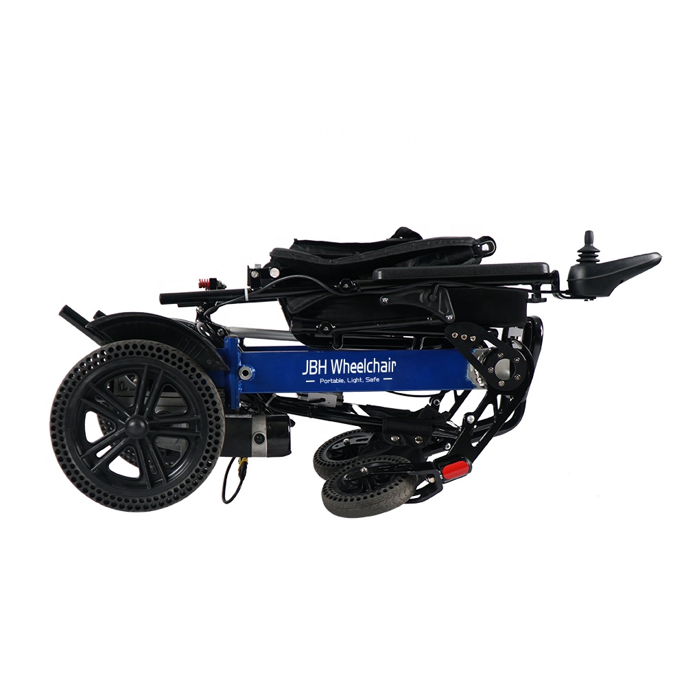 handicapped automatic folding lightweight electronic power wheelchair for disabled and elderly