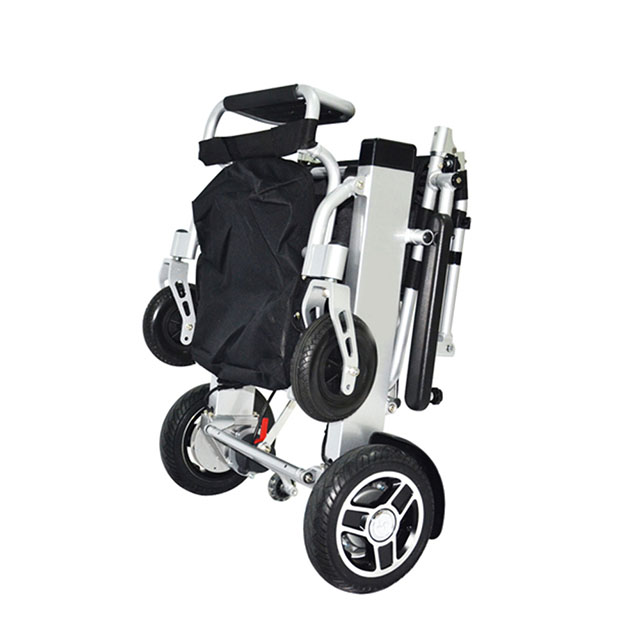 Most Popular Products 4 Wheels Aluminium Lightweight 360W Motor Motorized Wheelchair for Elderly Disabled Travel and Homecare
