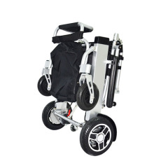 Most Popular Products 4 Wheels Aluminium Lightweight 360W Motor Motorized Wheelchair for Elderly Disabled Travel and Homecare