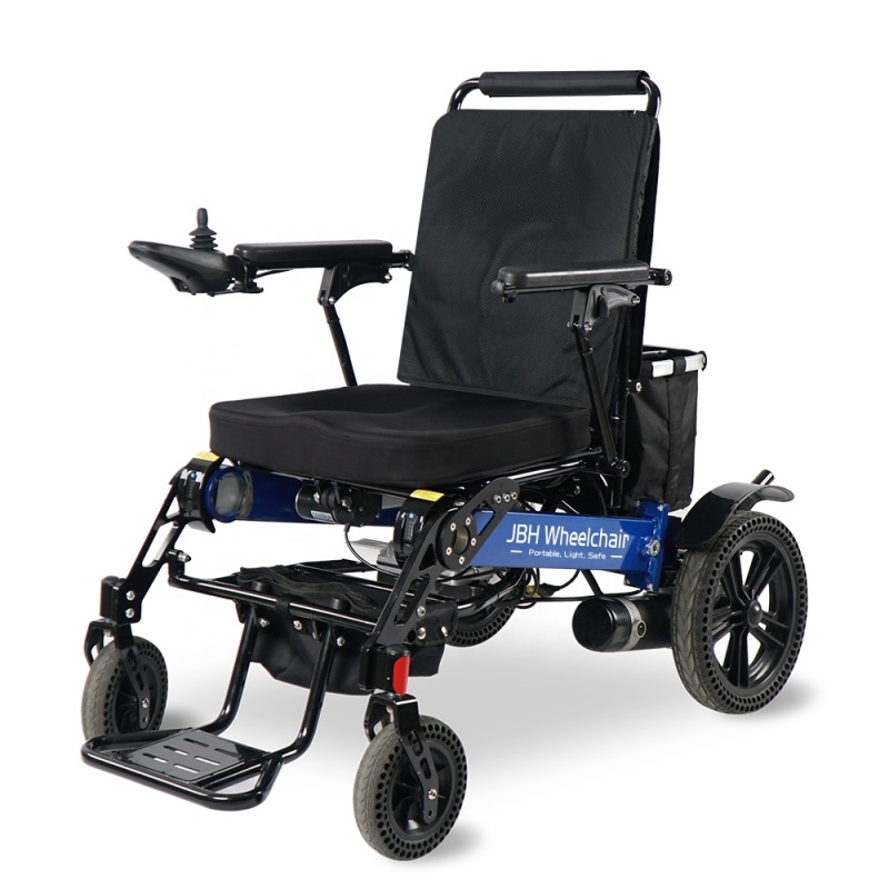 handicapped automatic folding lightweight electronic power wheelchair for disabled and elderly